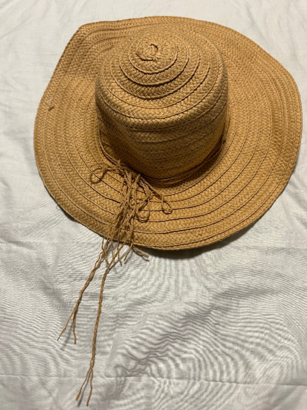 Tropical Trends Packable Straw Sun Hat Wide Brim Boho Beach One Size Foldable